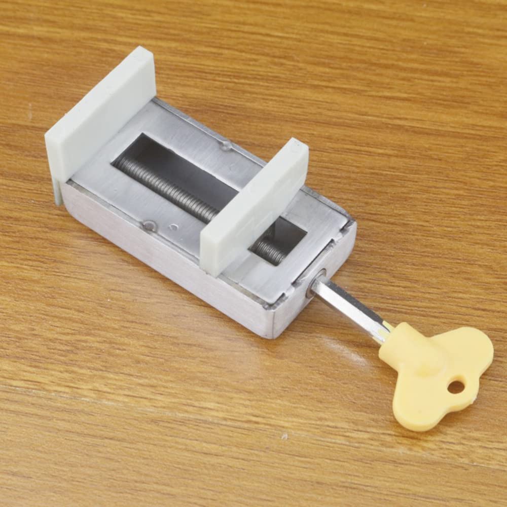 1PCS Door Window Lock Stopper Adjustable Thick Sliding Safety Anti Theft Children Security LockChild Plastic Steel Aluminium Free Rails Limit Window Door Anti Slip