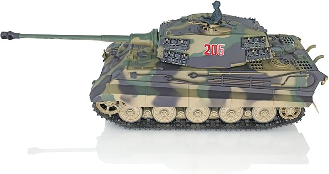 Toucan RC Hobby Henglong 2.4G 1/16 Tk7.0 Plastic German King Tiger RTR RC Tank Toys 3888A Bb Airsoft Smoke Sound Effect BB Shooting Airsoft Tank That Shoot