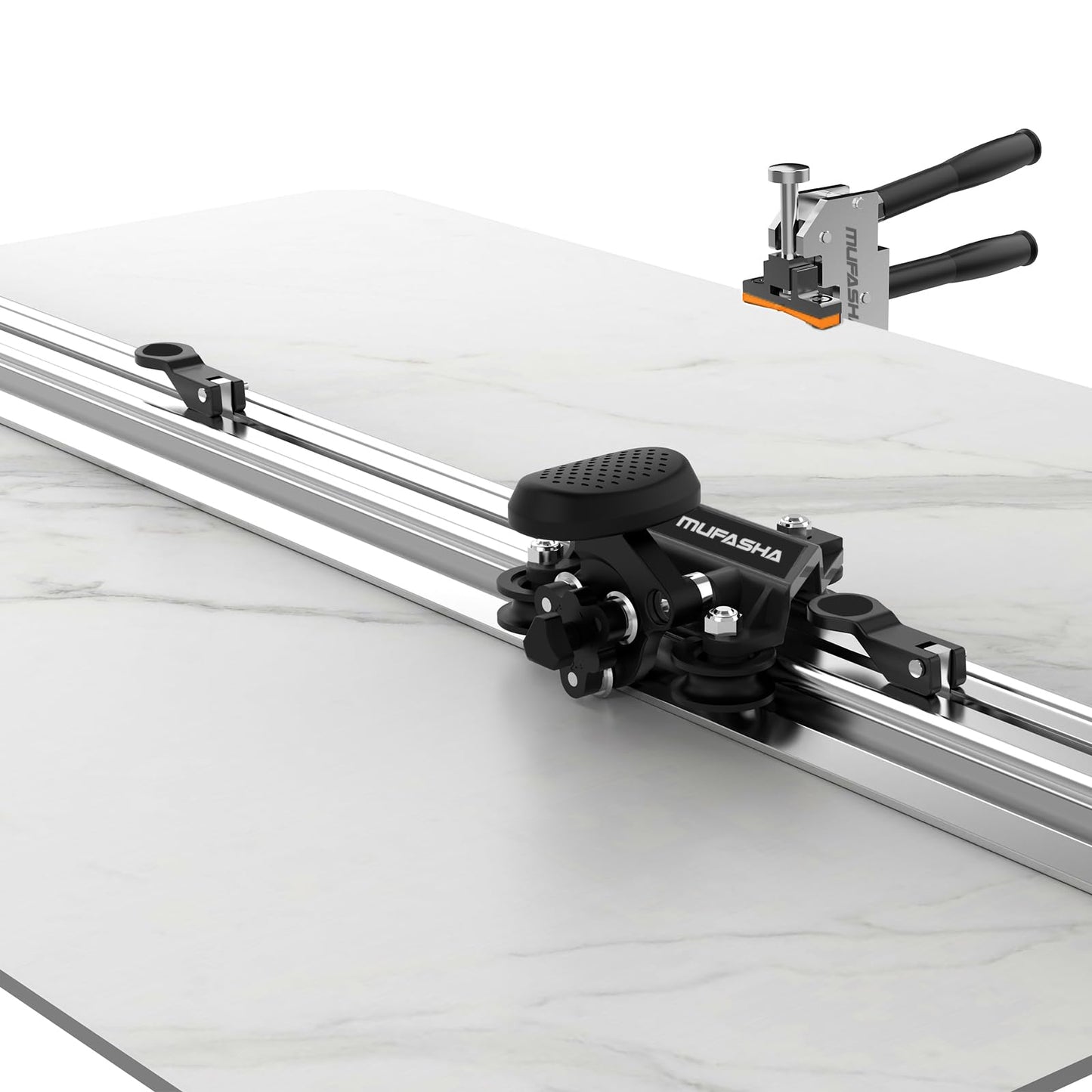 70 Inch Large Manual Tile Cutter with Aluminum Alloy Rails Porcelain Ceramic Tile Cutter With Case Cutting Length Up To 62.8 Inches
