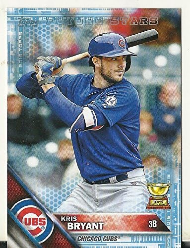 2016 Topps Mini #350 Kris Bryant Blue Parallel 5/10 Chicago Cubs Rare Online Exclusive World Series Champions