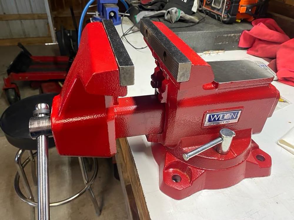 Wilton Utility HD Bench Vise, 8" Jaw Width, 8-1/2" Jaw Opening, 4-1/2" Throat (Model 648UHD)