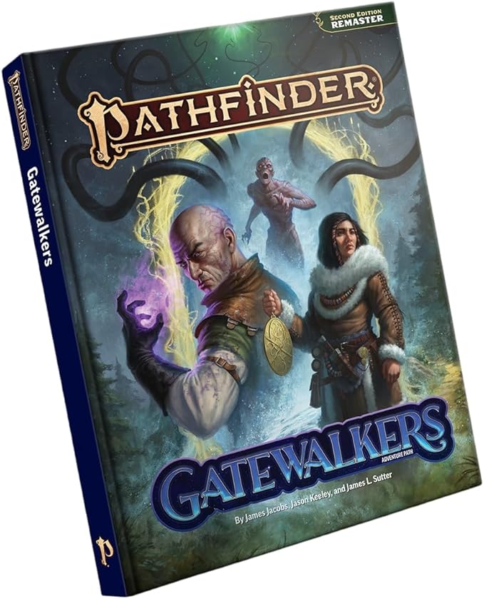Pathfinder Second Edition Remaster Adventure Path: Gatewalkers Hardcover - 288-Page Complete Campaign Guide for Tabletop RPG Gaming Adventures