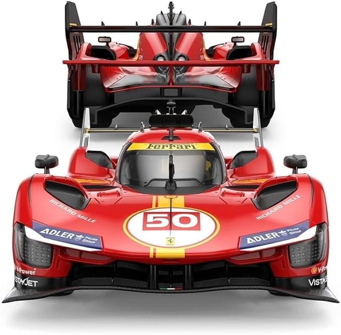 RASTAR RC Car 1/14 Scale 2.4Ghz Remote Control Car for Ferrari 499P #50 Le Mans Champion Racing R/C Toy Car Model Vehicle