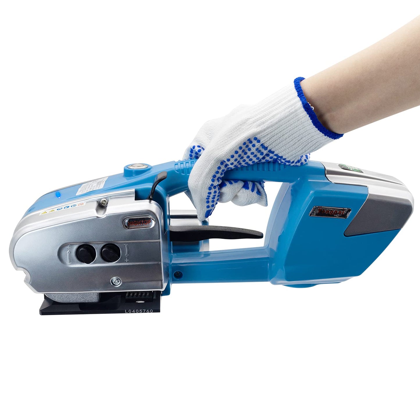 CAPTOK Electric Strapping Machine for 1/2-5/8 Inch Wide PP/PET Strap - Automatic Tool With 4000mAh Two Battery Hot Melting Box Pallet Packaging Baler Powered Banding Tools