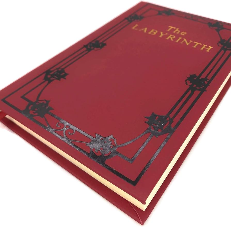 Costumebase The Labyrinth Sarah's Red Book Full Novel Replica Movie Prop Book 1 Set 1 Item 1 Piece PVC Free 228 Pages 7+ Female Vintage