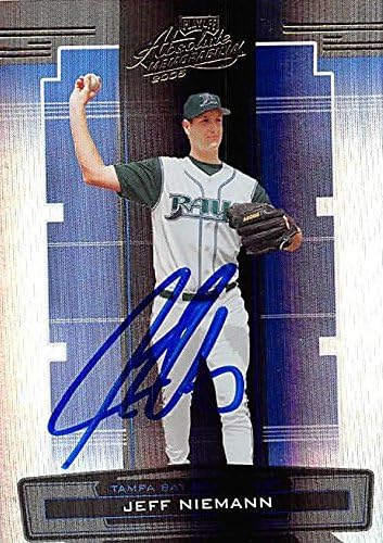 Sports Memorabilia Autograph Warehouse 247812 Jeff Neimann Autographed Baseball Card - Tampa Rays 2005 Donruss Absolute - No. 96