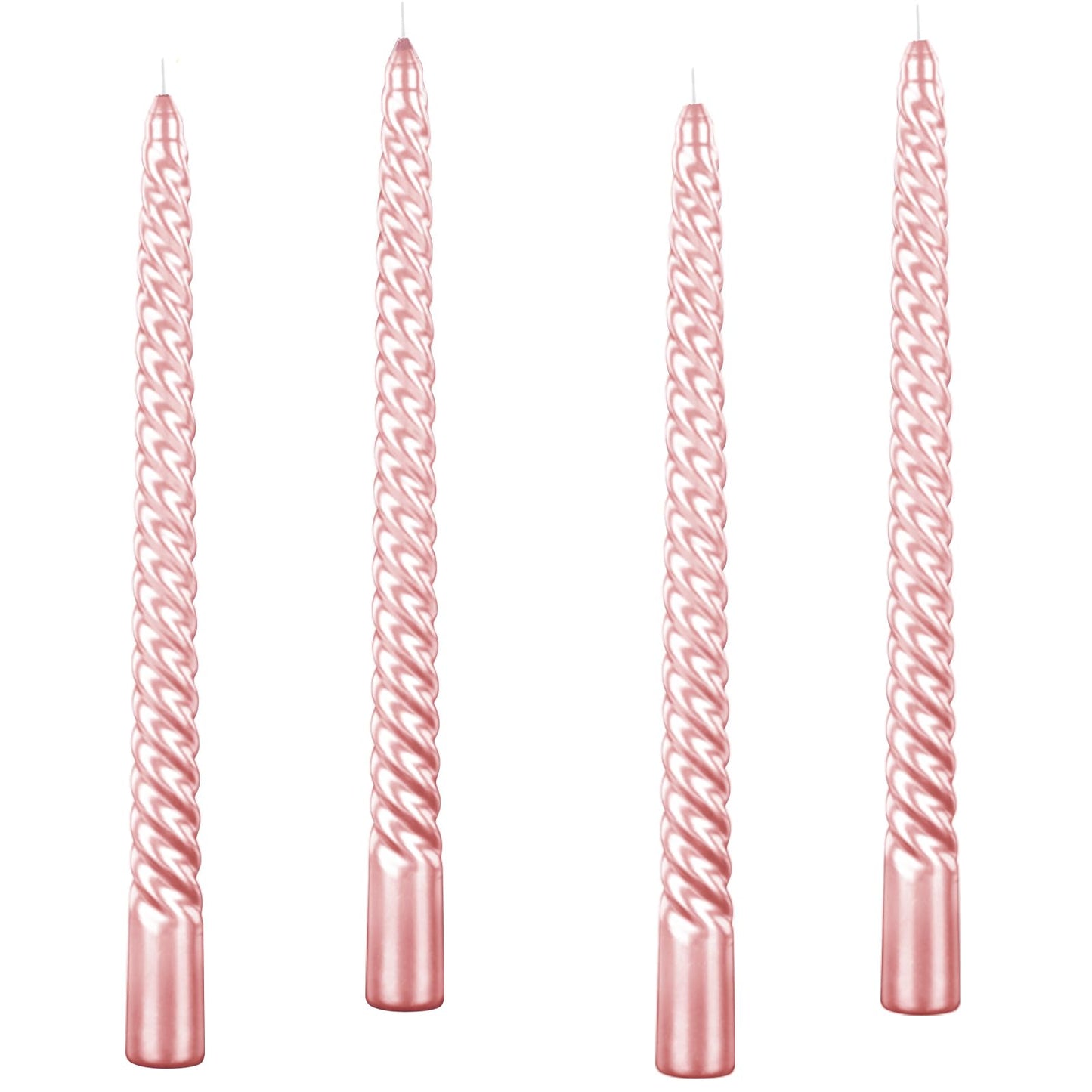 Kemladio 8 pcs 10 inch Taper Candles,Burning Unscented Tapered 7.5 hrs,Fancy Dinner,Tall Candle Sticks, Halloween Party Decorations (8pcs, Pink)