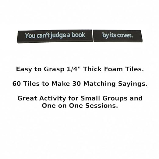 S&S Worldwide-mp-18760 Match Up The Sayings Game