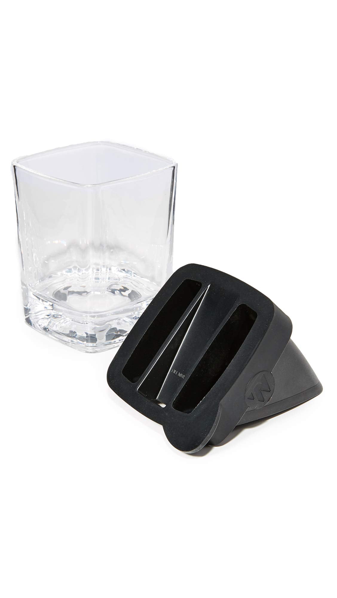 Corkcicle Whiskey Wedge - Premium Old Fashioned Glass with Silicone Ice Mold - For Bourbon, Scotch, & Spirits - Great Gift for Dad - Perfect for the Holidays - 9 oz
