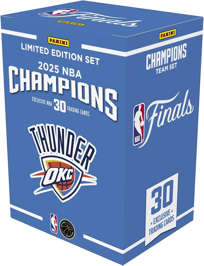 2025 Panini NBA Champions Blaster Box – Official Basketball Trading Cards – Celebrate 2025 NBA Title Team – Blaster-Exclusive Inserts & Parallels