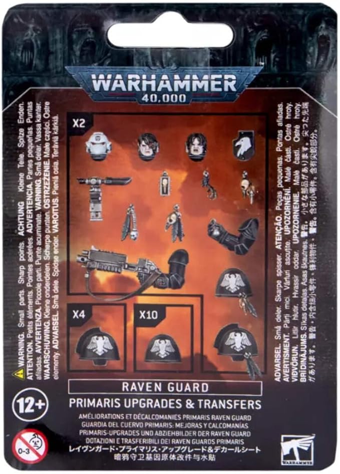 Warhammer 40K Raven Guard Primaris Upgrades & Transfers