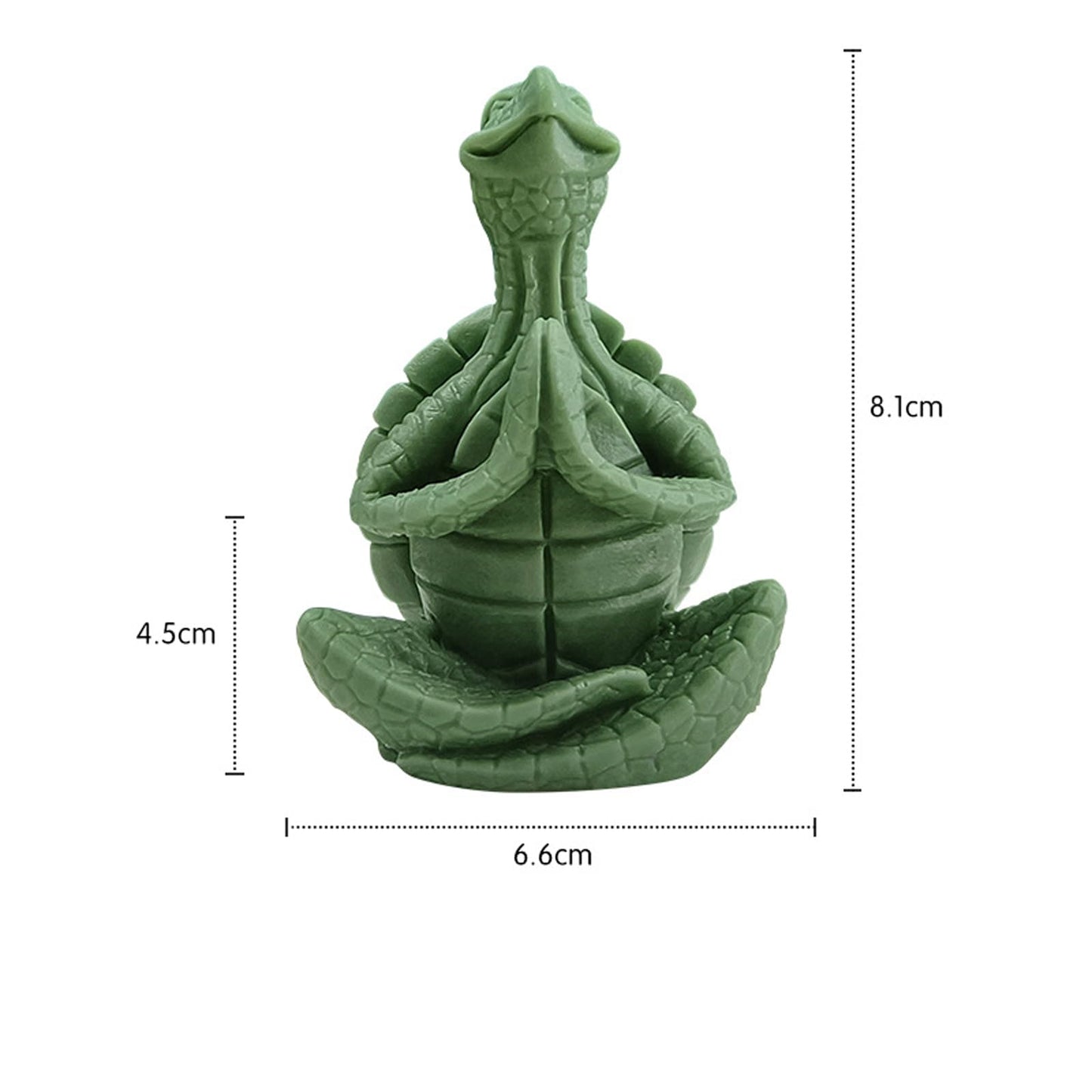 Turtle Yoga Pose Shaped Scented Candle,50G Aroma Soy Wax Decorative Art Candle for Table Photo Prop Birthday,Prefect Gift for Meditation Stress Relief Mood Boosting (Green)