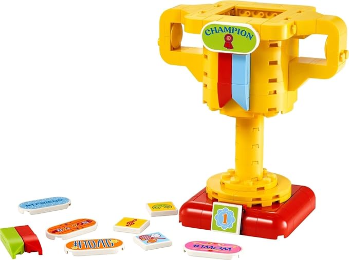 LEGO Buildable & Customizable Trophy Award Kit 40688 (157 Pieces) for Kids Ages 7+