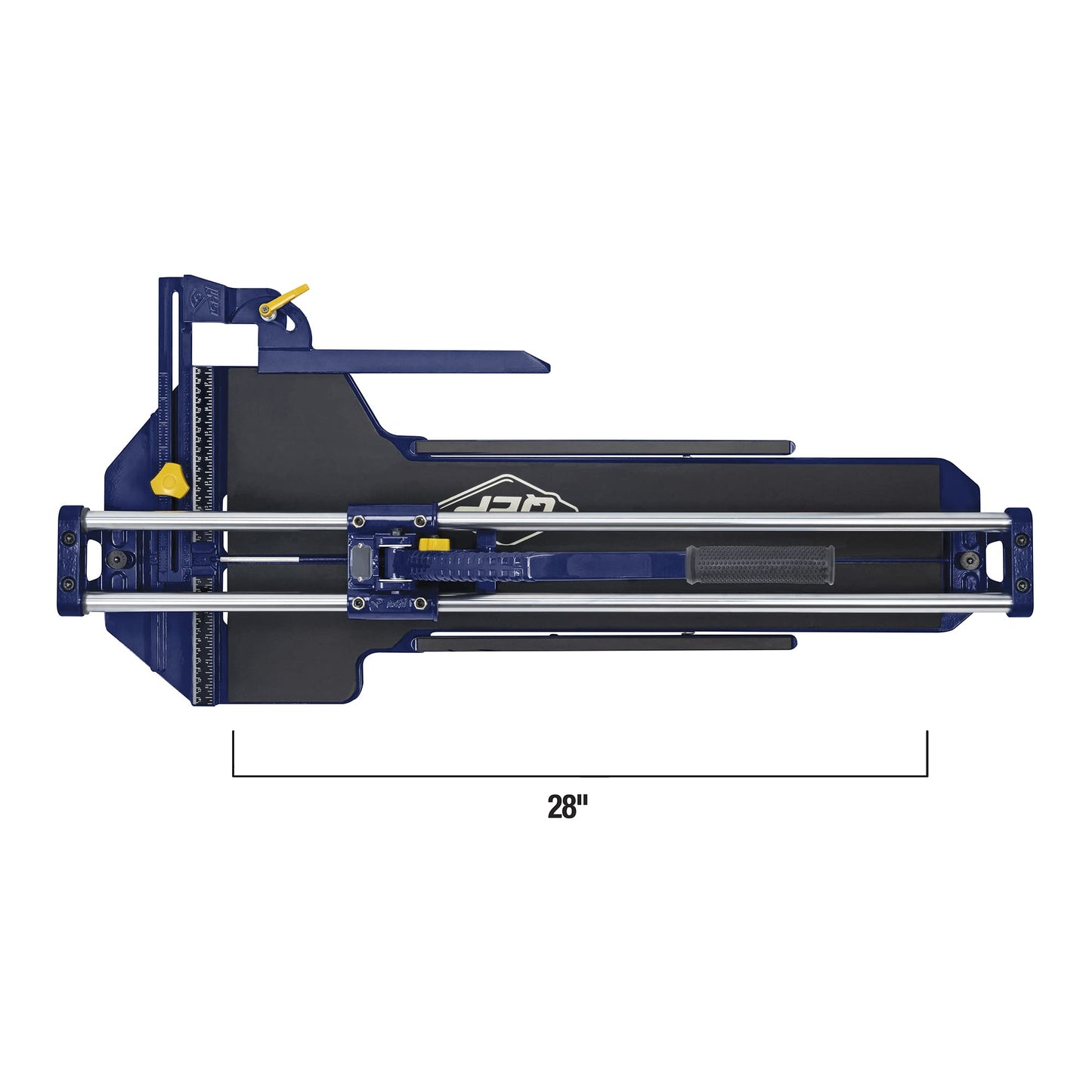 QEP 10800 28-Inch Rip and 20-Inch Diagonal Professional Porcelain Tile Cutter with 7/8-Inch Cutting Wheel
