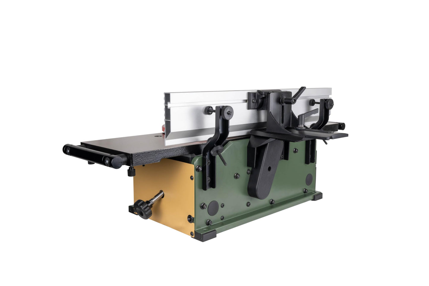 Cutech 40180HI 8-Inch Spiral Cutterhead Benchtop Jointer with Cast Iron Tables, 16 TC Inserts, Extra Long 24" Aluminum Fence, Additional 7-3/8" Fence Brackets, and a 10-amp Motor