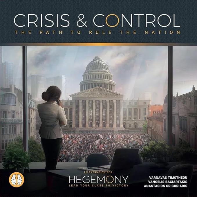 Hegemony: Crisis & Control Expansion - Add New Automas & Modules Solo Play Unique Asymmetric Card Driven Game Board Game Ages 14+ 1-4 Players