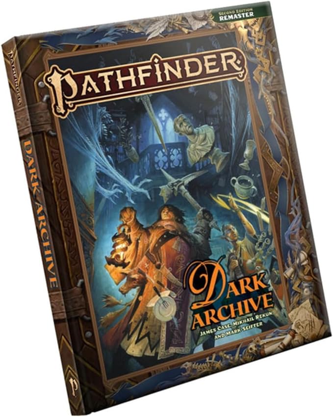 Pathfinder Dark Archive Remastered Hardcover - 224 Pages | 2 New Classes Psychic & Thaumaturge | Second Edition RPG Paranormal Guide