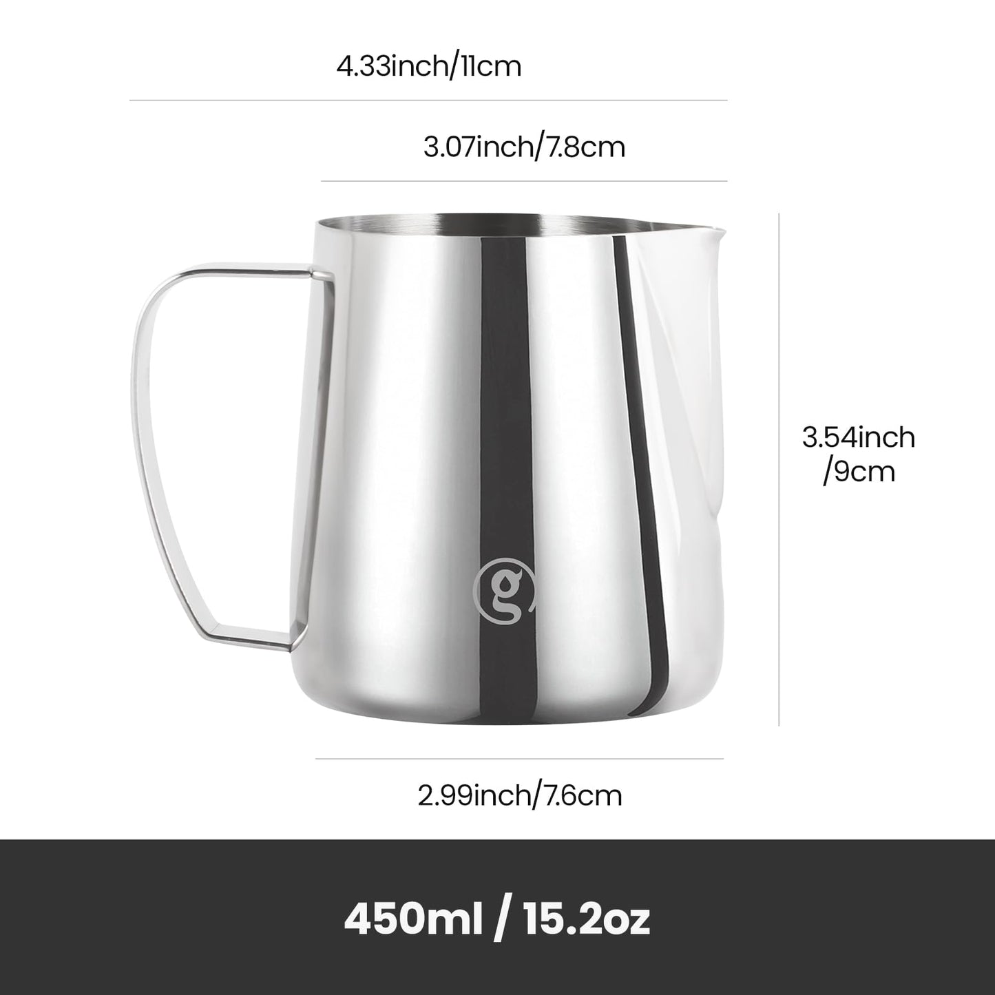 Gemilai G3006 Espresso Machine & Milk Frothing Pitcher Bundle