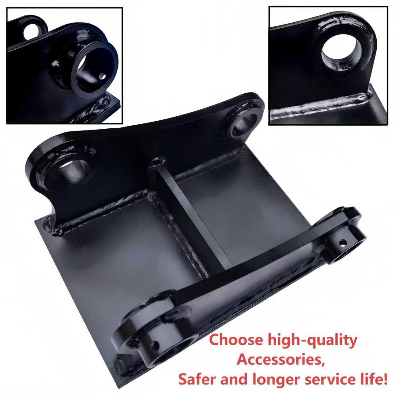 Bucket Attachment Ear Weld/Welded Base Plate on 40mm 7-13/16" C-C Compatible Cat 304 303.5 Mini Excavator,Mini Excavator Accessories Bucket Attachment.
