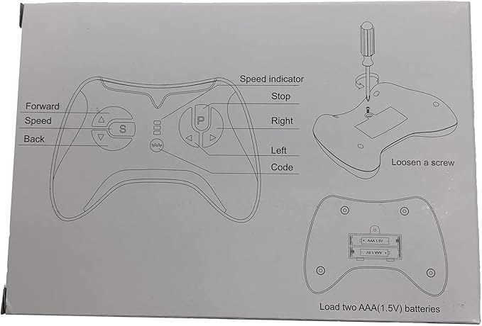 JR1958RX-2S 2.4G Remote Control and Receiver for Kids Ride On Toys 12V Control Box Motherboard Accessories Ride On Car Replacement Parts