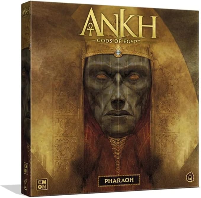 CMON Ankh Gods of Egypt Board Game Pharaoh EXPANSION - Influence the Course of Destiny Strategy Game for Kids and Adults Ages 14+ 2-5 Players 90 Minute Playtime Made by CMON