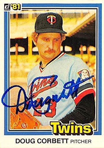 Sports Memorabilia Autograph Warehouse 245152 Doug Corbett Autographed Baseball Card - Minnesota Twins 1981 Donruss - No. 546