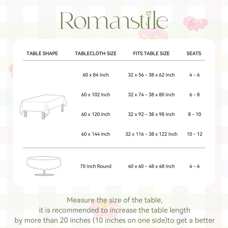 Romanstile Spring Easter Rectangle Tablecloth 60 x 84 Inch, Bunny & Eggs Buffalo Check Plaid Table Cloth Waterproof Fabric Table Cover for Dinner Picnic Indoor Outdoor, Gradient