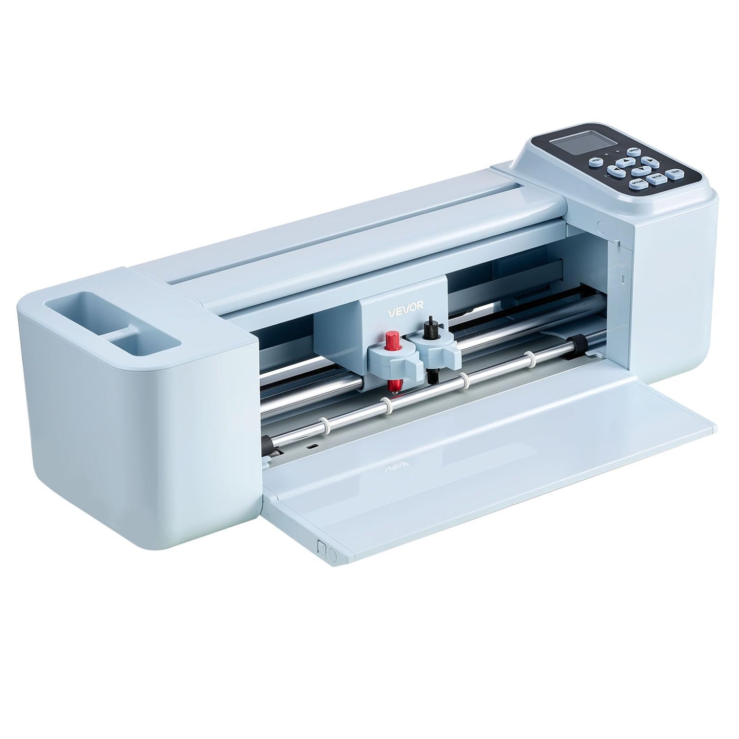 VEVOR Vinyl Cutting Machine, 12 in, Button and Screen Controlled Vinyl Cutter, 20000+ Built-in Design Resources, Compatible with Mac, Windows, Android and iOS, for Creating Customized Crafts Cards