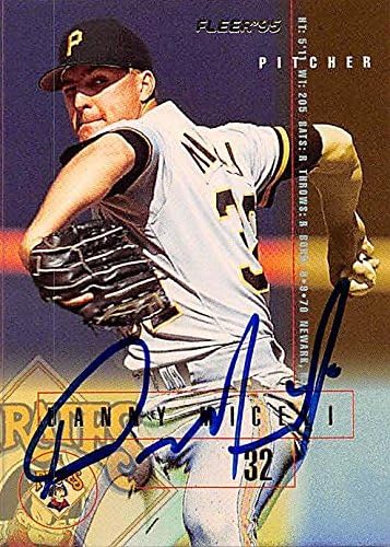 Sports Memorabilia Autograph Warehouse 244506 Danny Miceli Autographed Baseball Card - Pittsburgh Pirates FT 1995 Fleer - No. 485