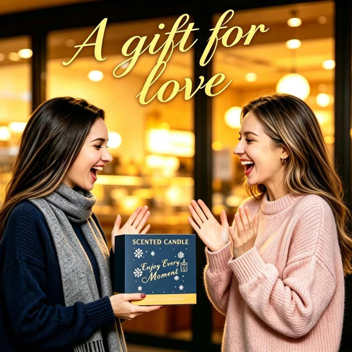 Joo Sko Diamond Bowl Shape Soy Wax Jasmine Scented Candle, Aromatherapy Jar Candles for Home Scented or As a Christmas Holiday Candle Gift for Your Lover(8.2OZ/60Hours Burning)