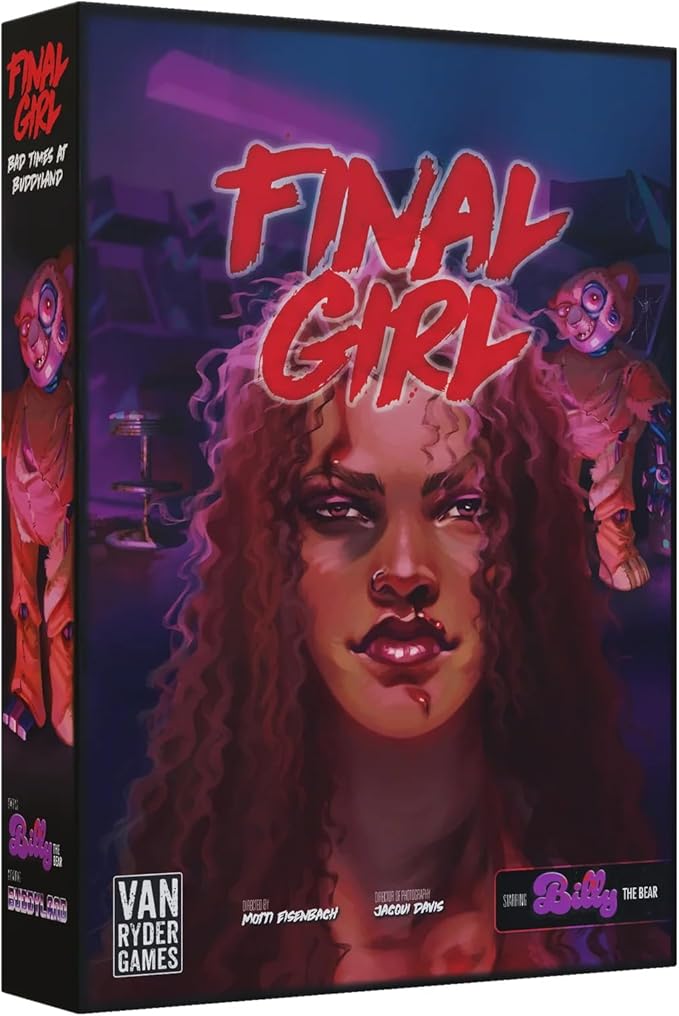 Van Ryder Games - Horror Board Game - Final Girl - Bad Times at Buddyland Feature Film Box - Core Box Required - 1 Player - Solo or Cooperative Play for Teens & Adults Ages 14+ (English Version)