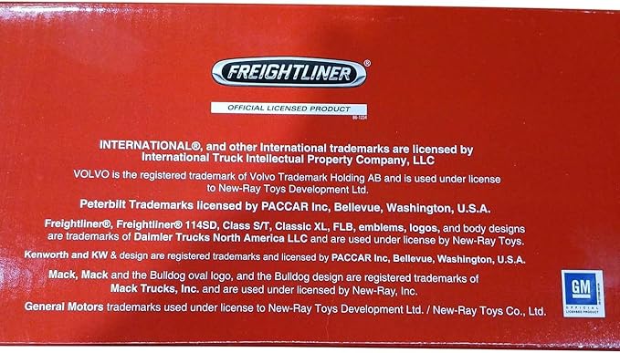 Shop72 1:32 Scale Toy Truck with Trailer Diecast Semi Long Hauler Truck Collectible Long Hauler with Dry Van Trailer Realistic Diecast 18 Wheelers Semi Replica Kenworth W900 Model - Keep On Truckin