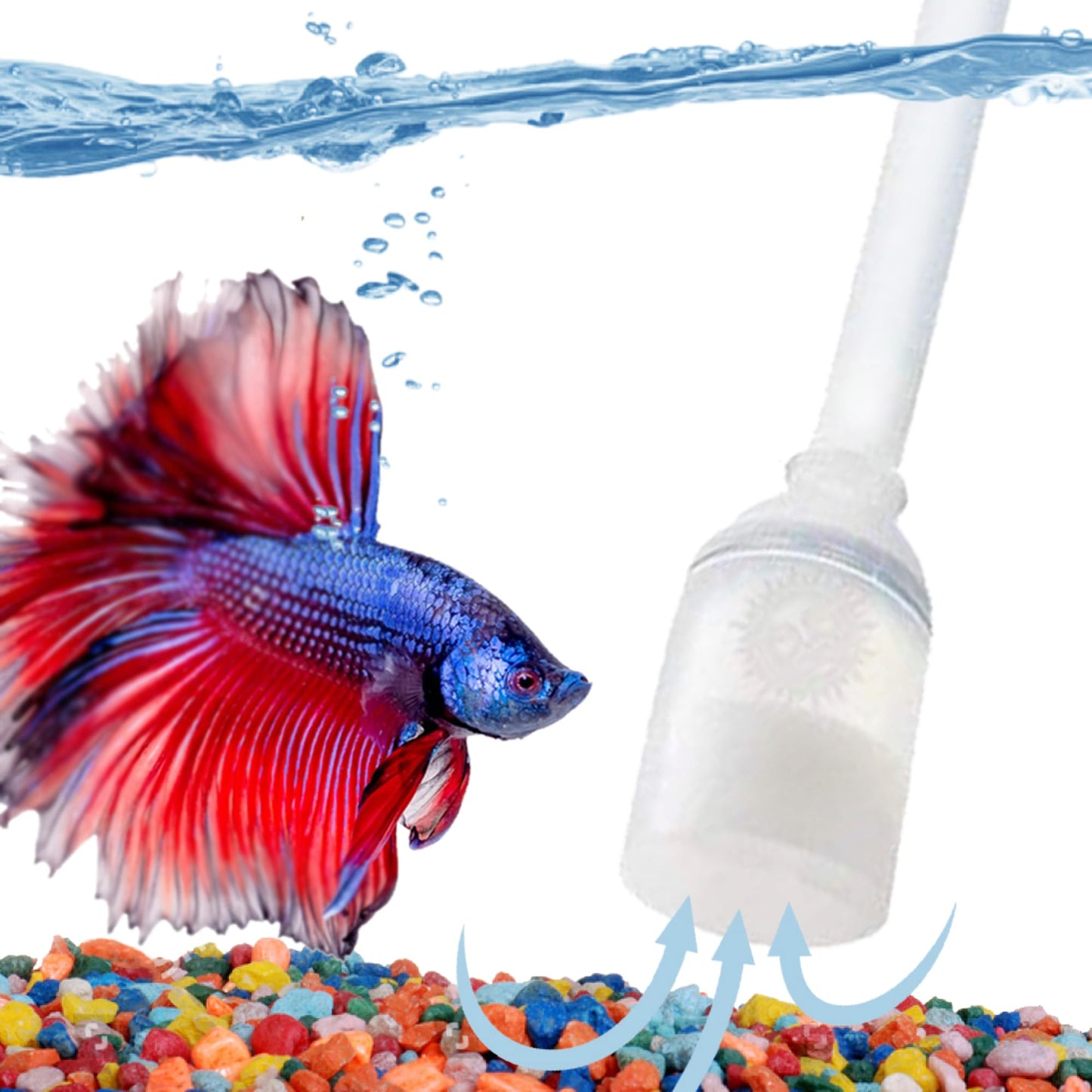 SunGrow Aquarium Fish Tank Gravel Cleaner Vacuum, Siphon Pump Aquarium Water Changer, Tank Cleaner, Syphon Cleaning and Water Changing Tools Kit with Priming Bulb, Aquarium Supplies, 65-inches