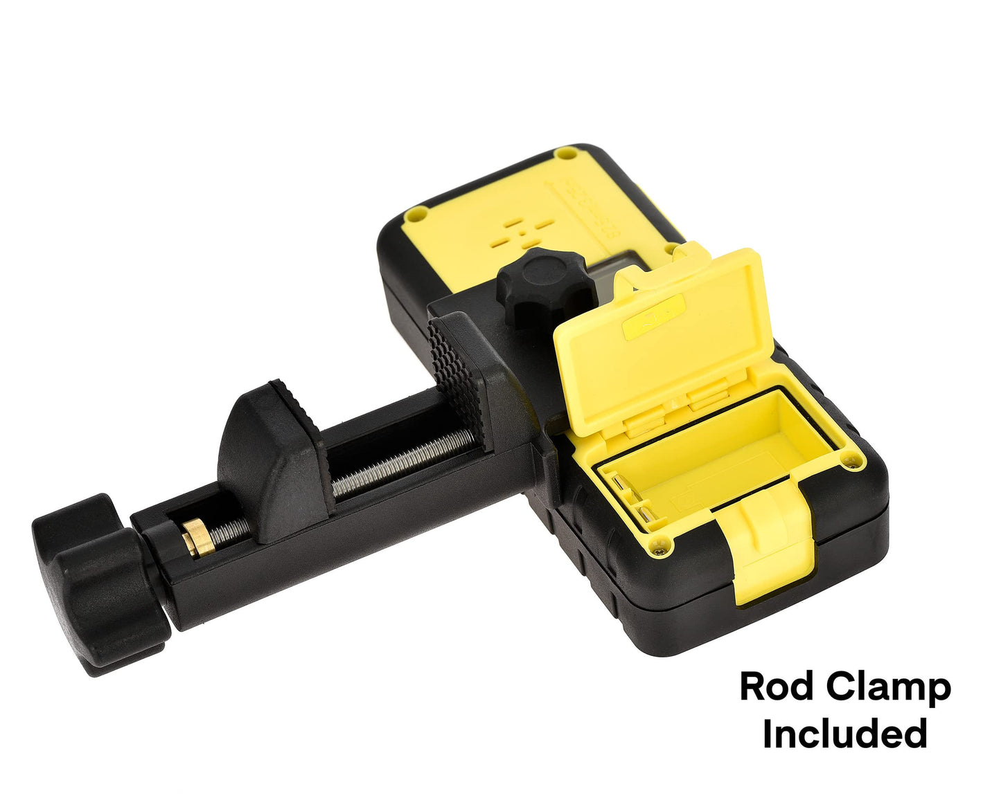 Adir Universal Rotary Laser Detector with Rod Clamp, Digital Laser Receiver with Dual LCD Display for Adir, Spectra, Leica, and Other Top Brand Rotary Red Lasers, 300m Range (LD-10)