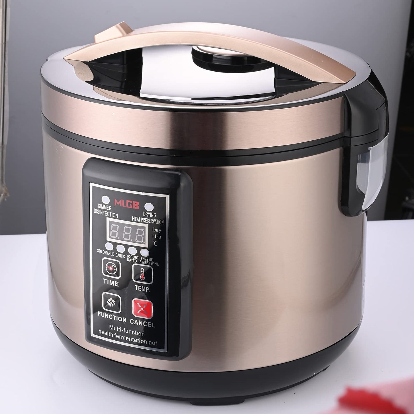 MLGB 6L Black Garlic Fermenter,Yogurt Maker with Adjustable Temperature & Time Control,Kimchi machine,Sweet Rice Wine Maker Full Automatic,Natto Maker,FCC UL Listed