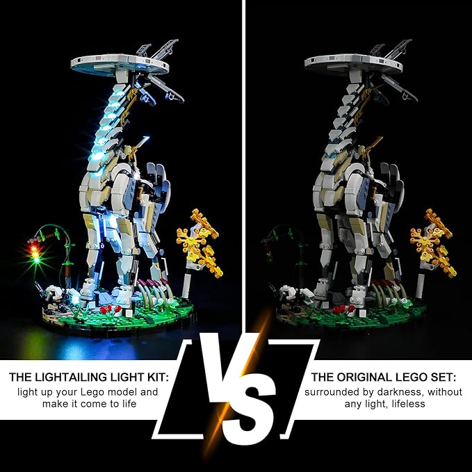 LIGHTAILING Led Lighting Kit for Lego- 76989 Horizon Forbidden West: Tallneck Building Blocks Model - LED Light Set Compatible with Lego Model(Not Include Lego Model)
