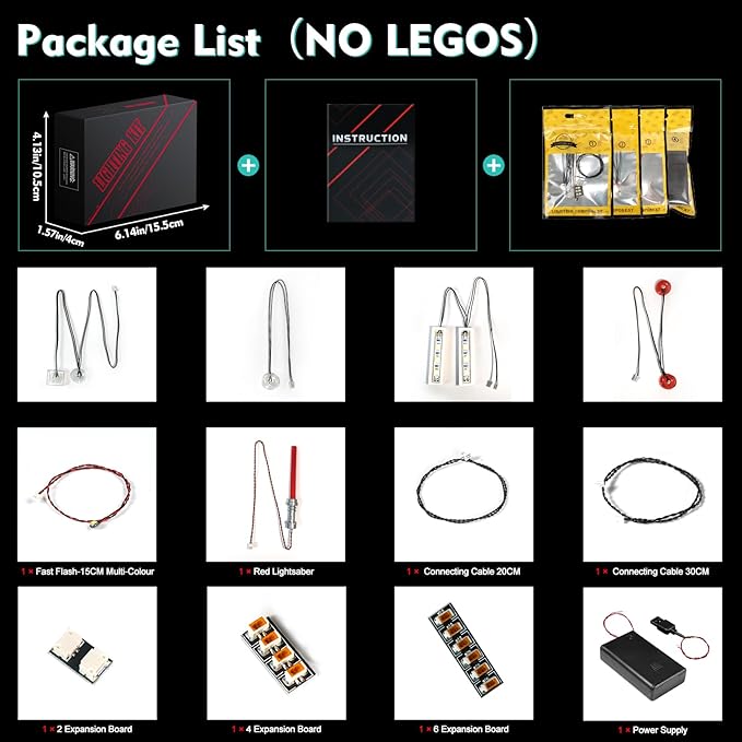 VONADO LED Light Kit Compatible with Lego R2-D2 Brick Built Droid 75379 (No Models Only Light) Creative Lighting Set Accessories Compatible with Lego R2-D2 25th Anniversary Set
