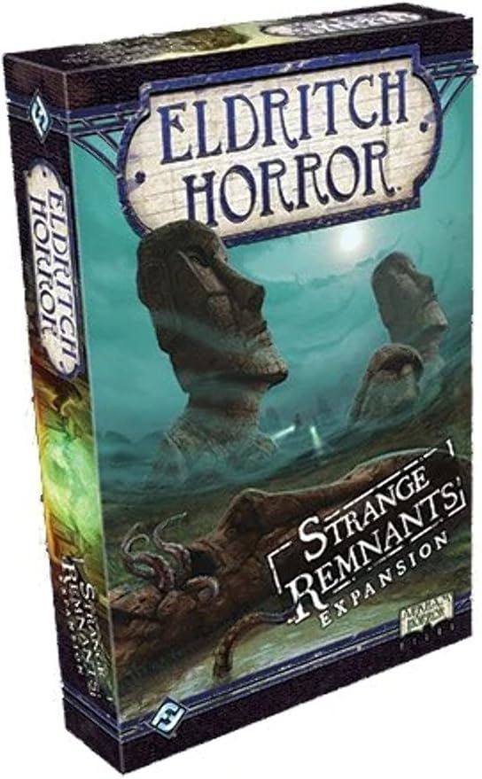 Eldritch Horror Strange Remnants Board Game EXPANSION - Unearth Secrets Battle Ancient Evils! Mystery Game for Adults Ages 14+ 1-8 Players 2-4 Hour Playtime Made by Fantasy Flight Games
