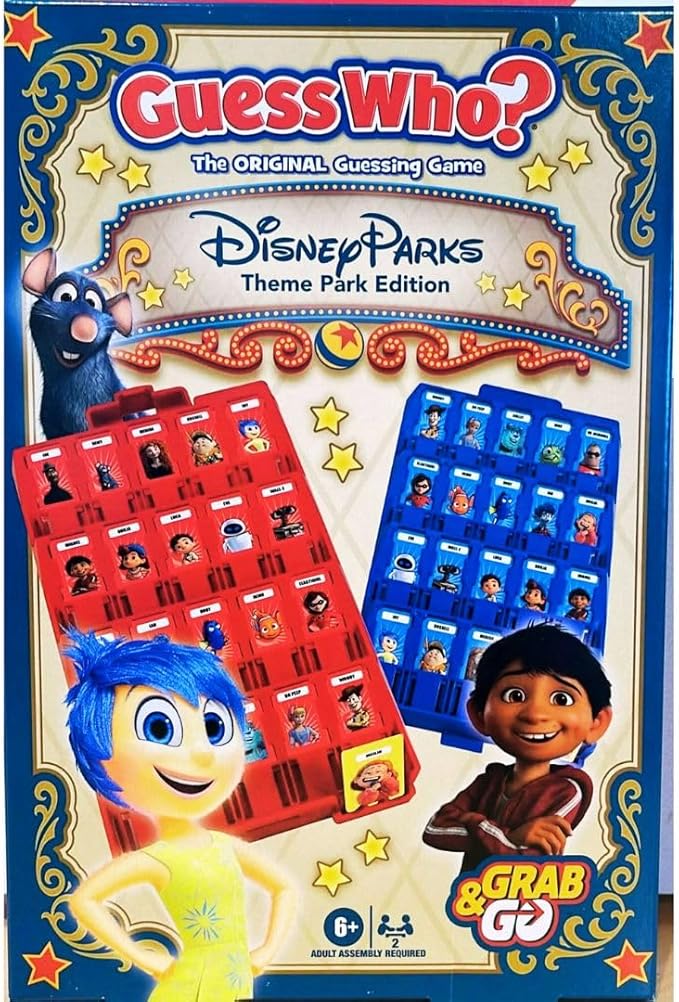 WDW Orlando - Guess Who? Theme Park Edition Original Guessing Game Grab & Go