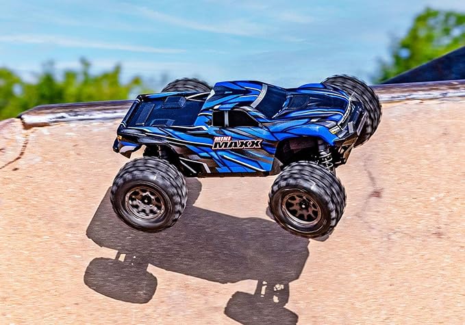Traxxas TRA107154-1-ORNG Mini Maxx® BL-2s 30+ MPH RTR Monster Truck Orange Battery and Charger included