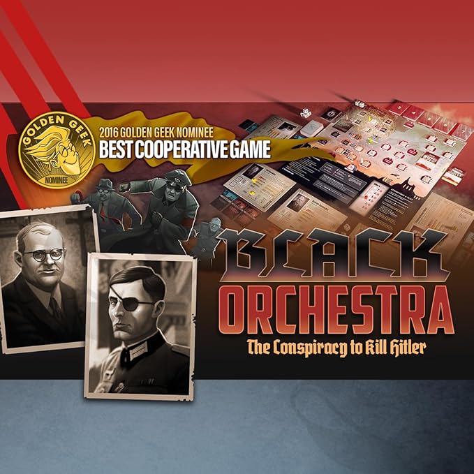 Black Orchestra 2nd Edition Board Game | Cooperative WWII Strategy for 1–5 Players Age 14+ | Historical Conspiracy Stealth Planning & Replayable Event-Driven Gameplay