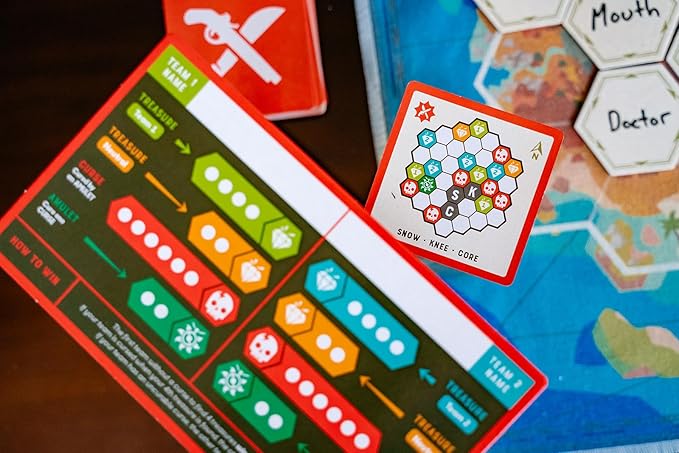 Floodgate Games Landmarks | Cooperative Board Game for Adults and Kids | Fun Game for Family Game Night | Word Association Party Game | Ages 10 and up | 2-10 Players | Average Playtime 20 Minutes