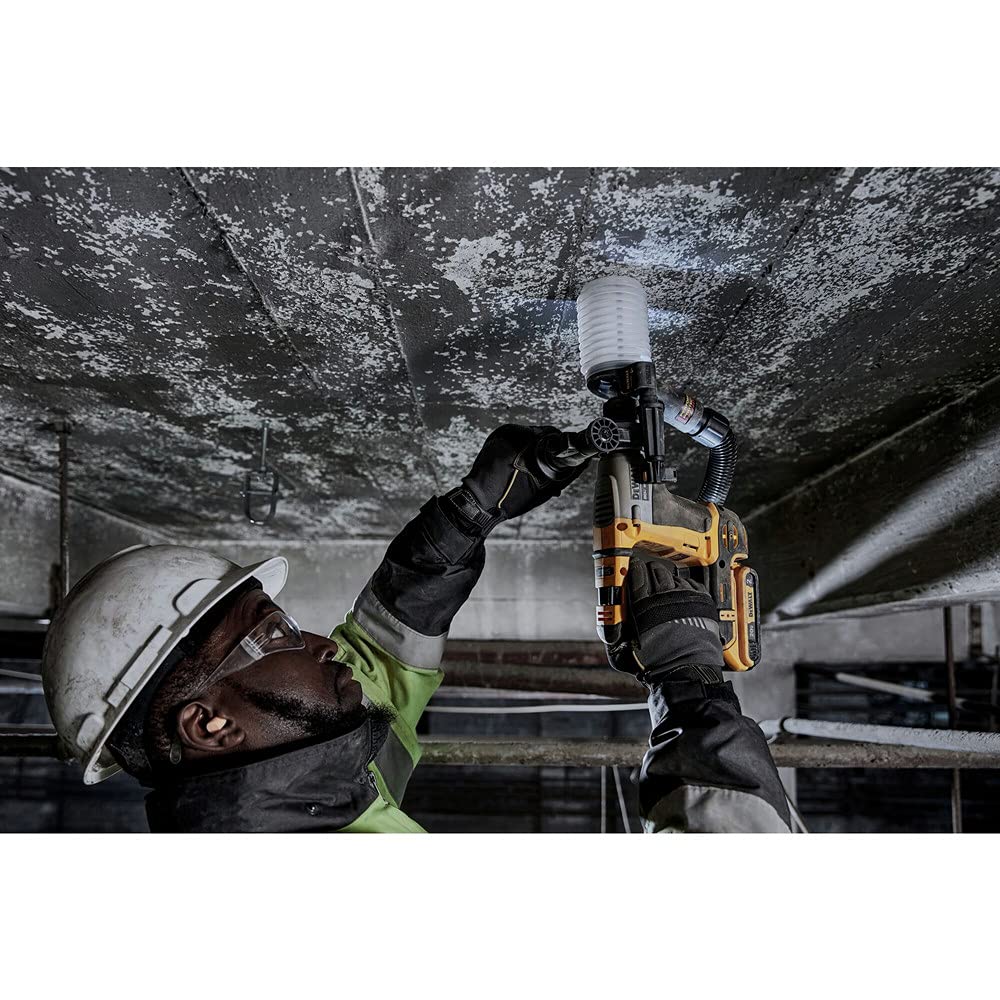 DEWALT 20V MAX SDS Plus Rotary Hammer Drill, Cordless, 5/8 in., Tool Only (DCH172B), Special Feature Brushless Motor, Compact