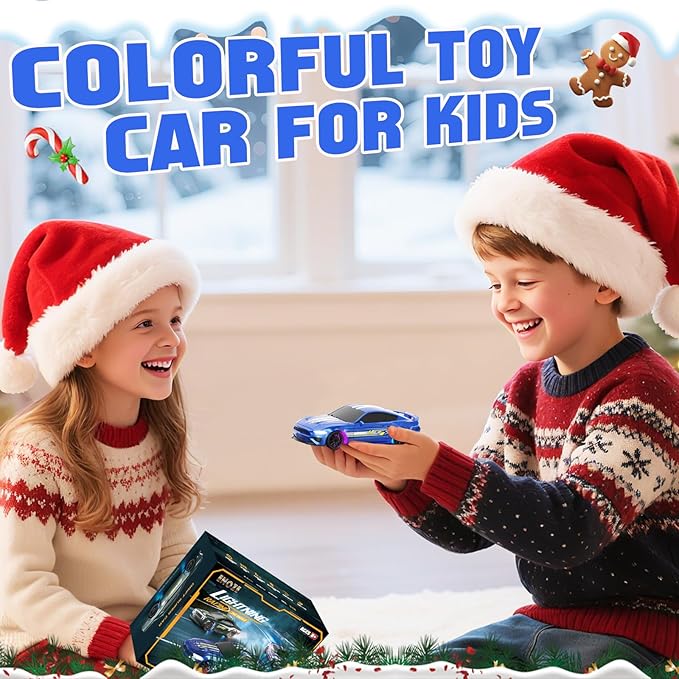 1/43 RC Drift Car Mini Drifting RC Car with Gyro 2.4GHz Full Proportional Drift Cars 4WD RTR Remote Control Cars with Colorful Lights High Speed Fast Racing Vehicle Gift for Kids Boys Adults