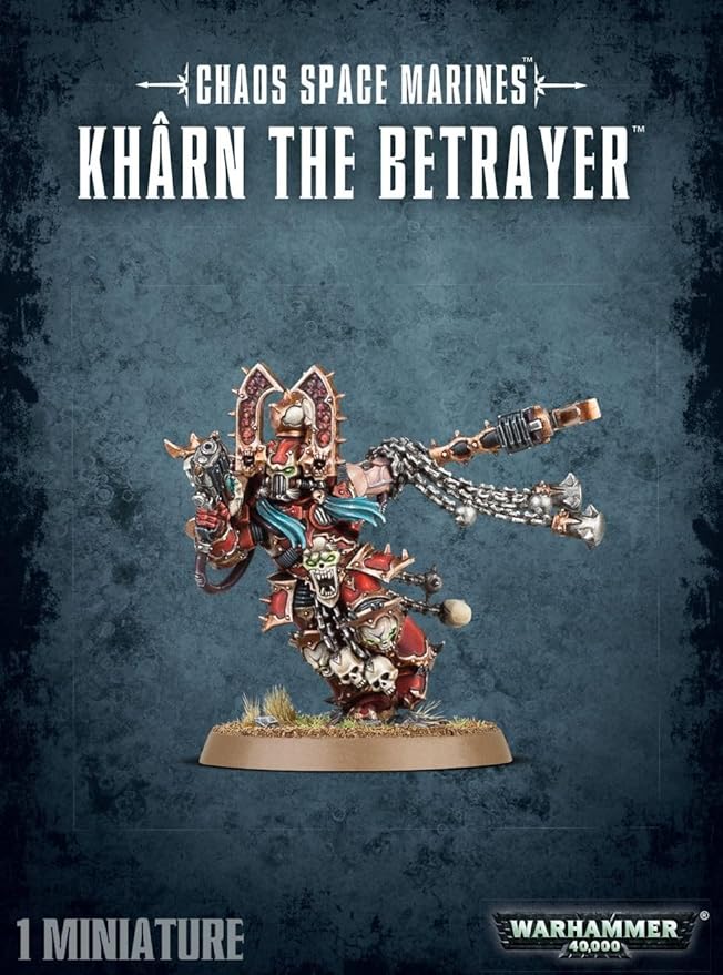 Games Workshop 99120102060 Kharn The Betrayer Black for 12 years to 99 years