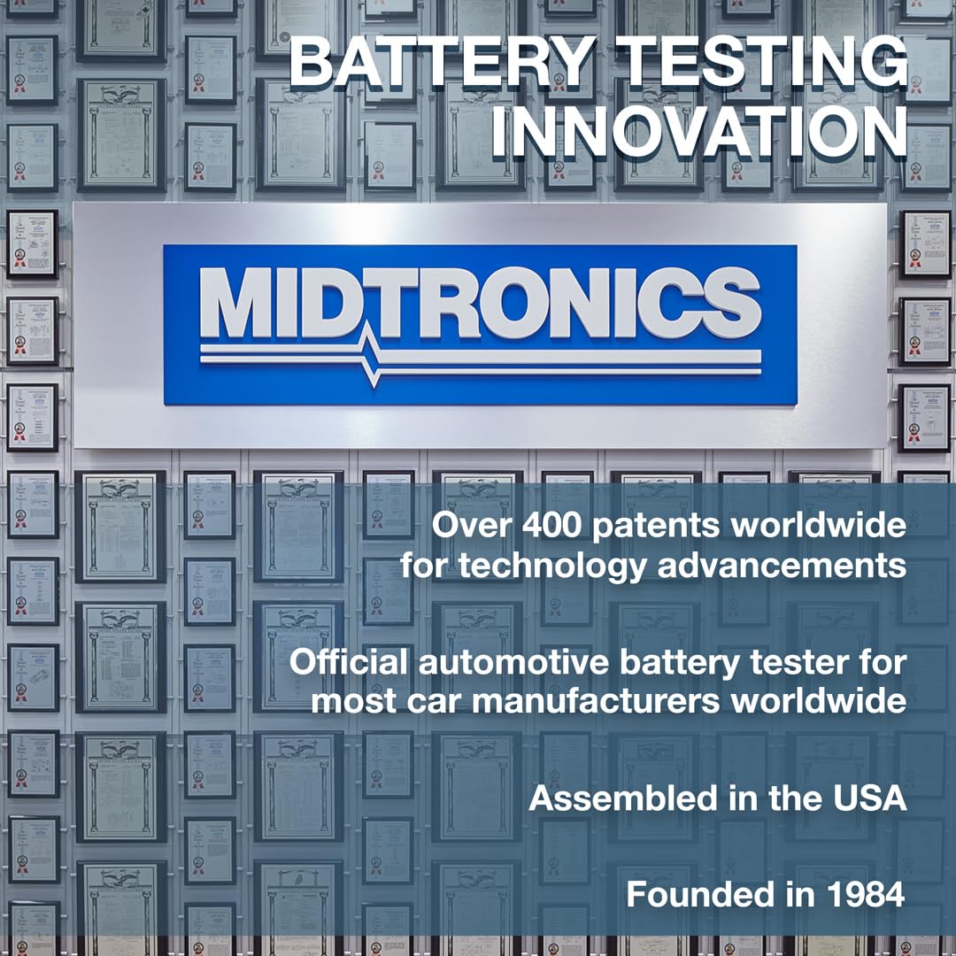 Midtronics - 6V & 12V Heavy-Duty Battery & Electrical System Analyzer w/Printer-MDX 700P HD - Heavy-Pack Testing for 12V to 24V Fleet Applications