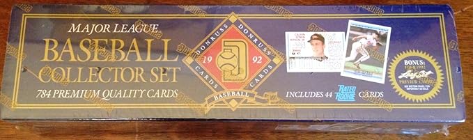Donruss 1992 Edition Major League Baseball Collector Set 784 Cards