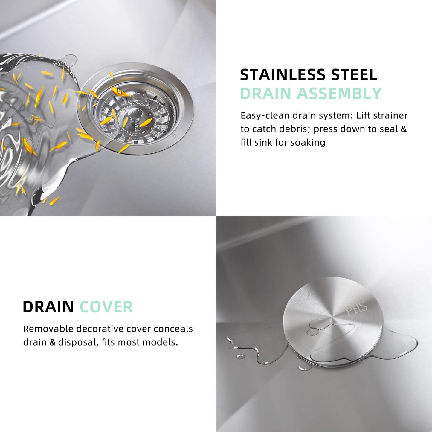 32 inch Workstation 32 * 19 Single Bowl