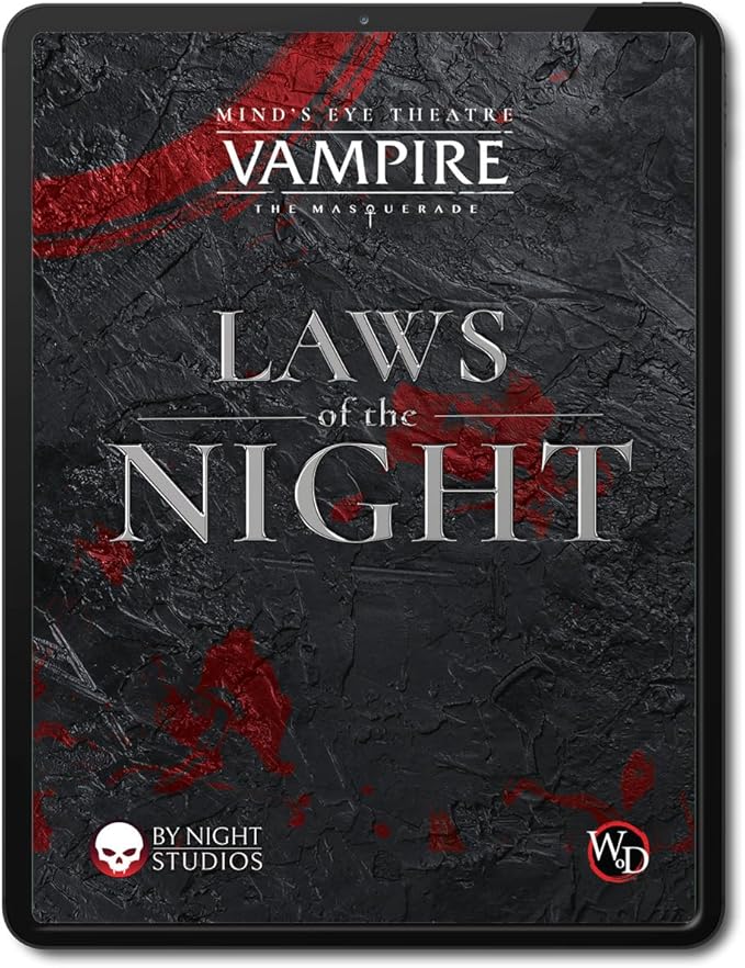 Renegade Game Studios Vampire: The Masquerade LARP Laws of The Night - Live Action Roleplaying Game Core Rulebook for Ages 18+