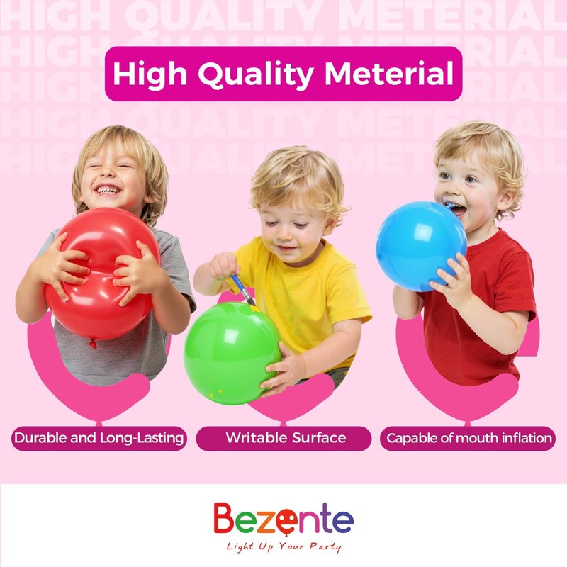 Bezente Pastel Orange Giant Balloons 36 Inch - 8 Pack Jumbo Orange Balloons Large Round Light Orange Peach Latex Balloons for Bridal Shower Wedding Birthday Party Decorations